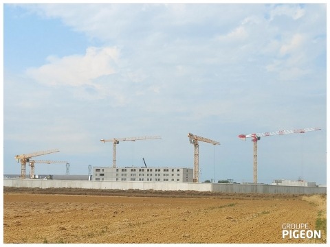 Pigeon Bétons poursuit la livraison de BPE pour le chantier de la future prison de Caen, actualité du Groupe Pigeon